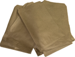 Sáček papírový plochý 0,5kg - kupecký