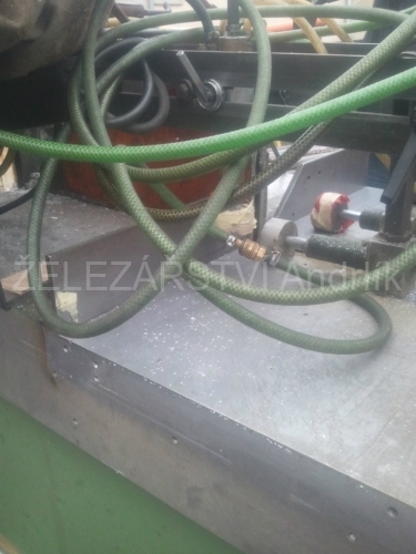 Děllící automat Westekemper RAPID na hliník s řezným kotoučem detail 2