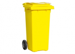 popelnice plast 240l žlutá